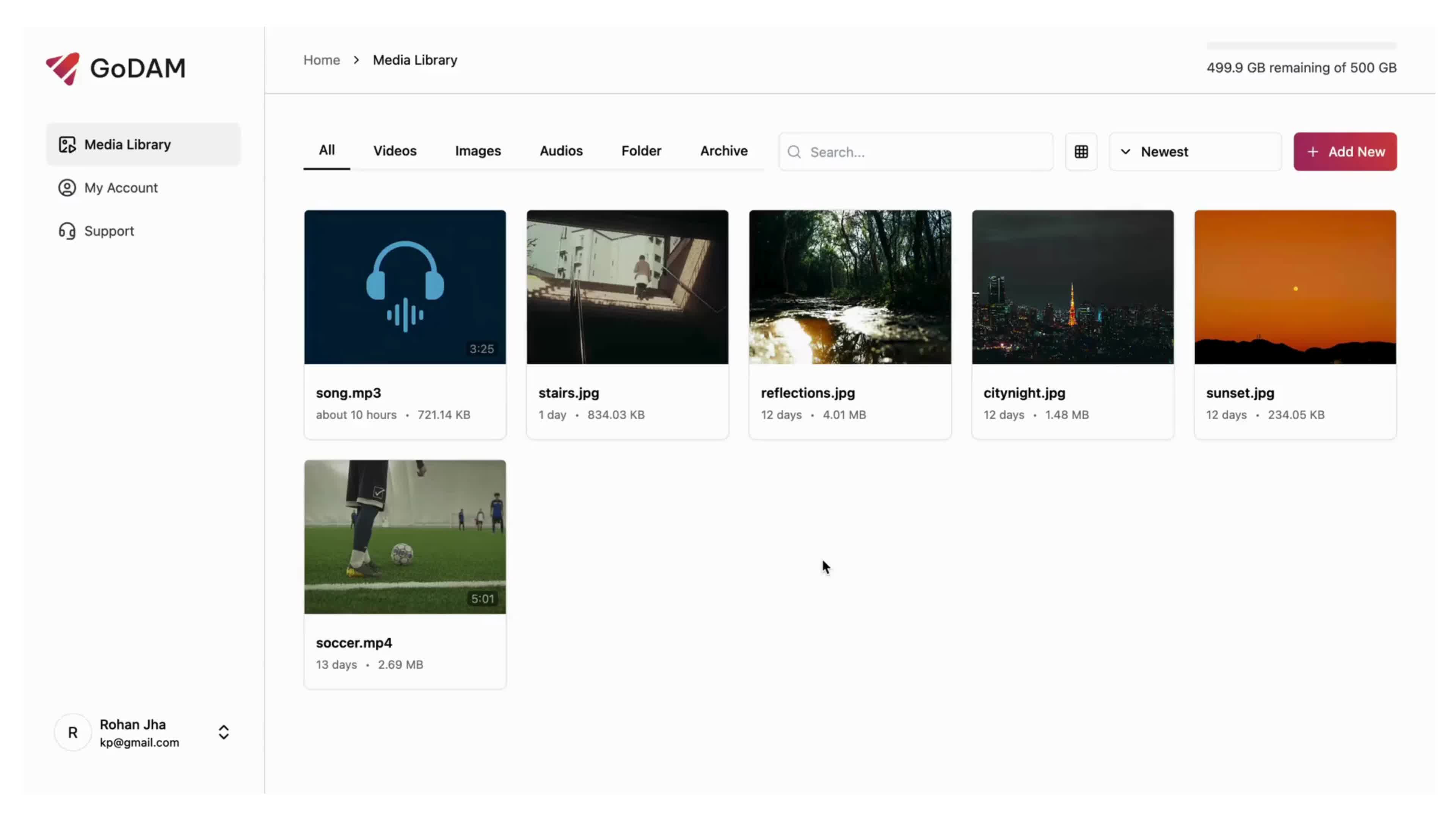 GoDAM Central Media Manager WordPress DAM