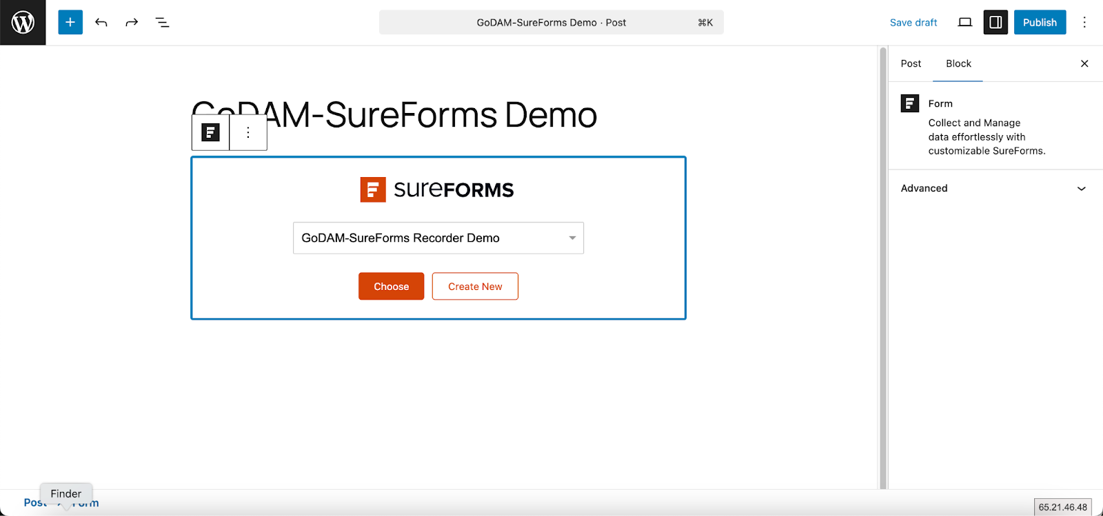 sureform-recorder-editor