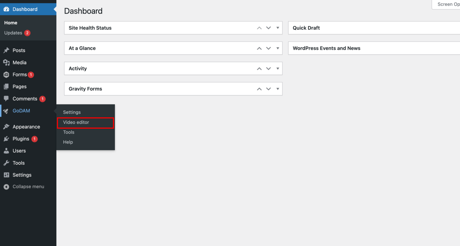 wordpress-dahsboard-video-editor-tab