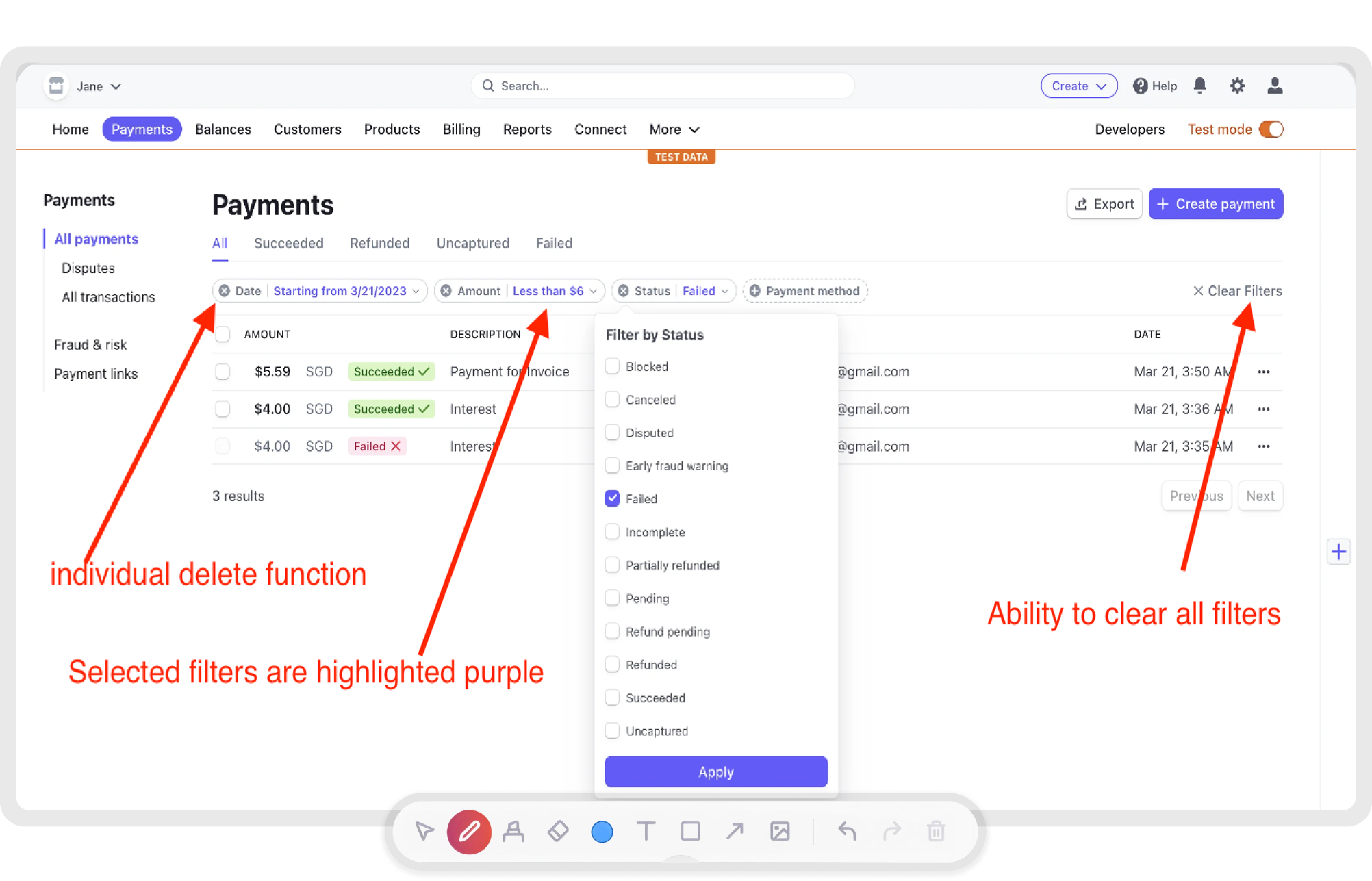 GoDAM-screen-recorder-chrome-extension-annotation