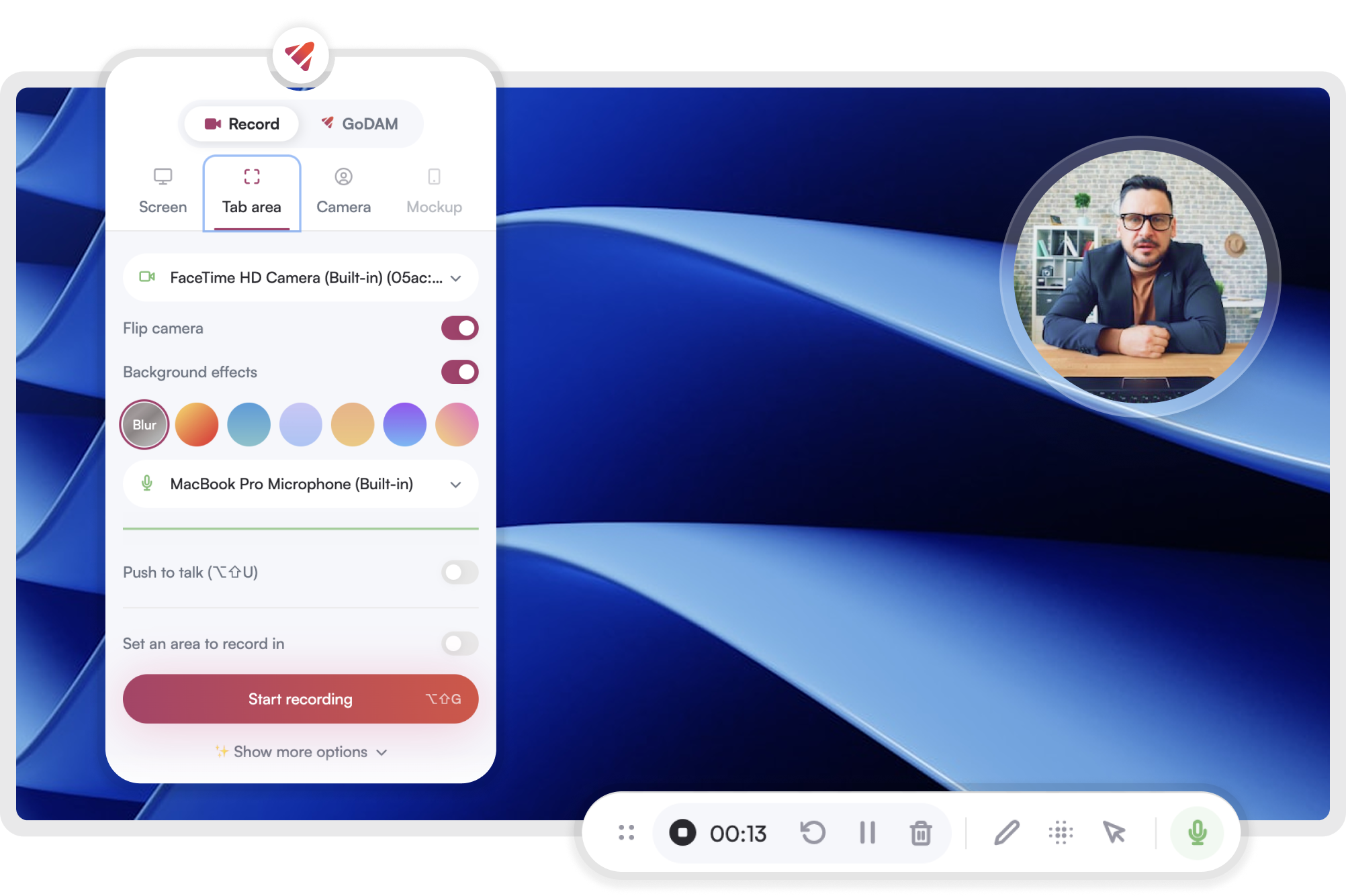 GoDAM-screen-recorder-chrome-extension-image-1