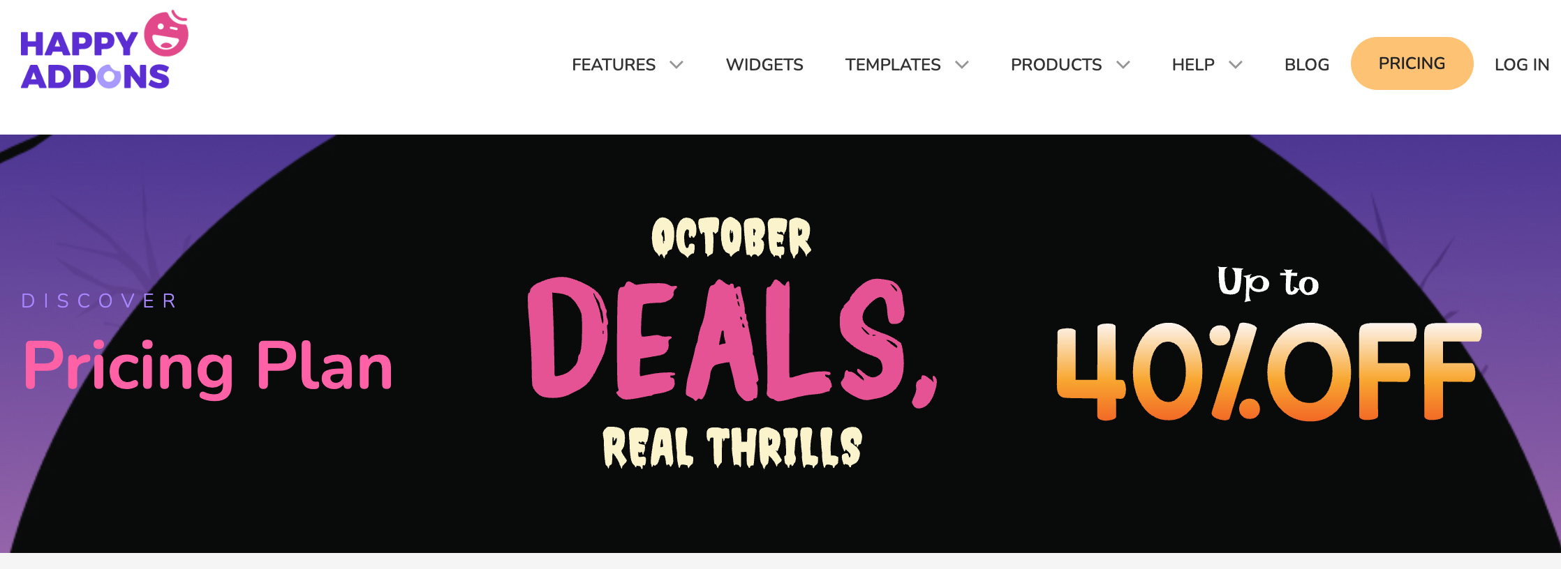 HappyAddons-for-Elementor-WordPress-Halloween-Deal-2025