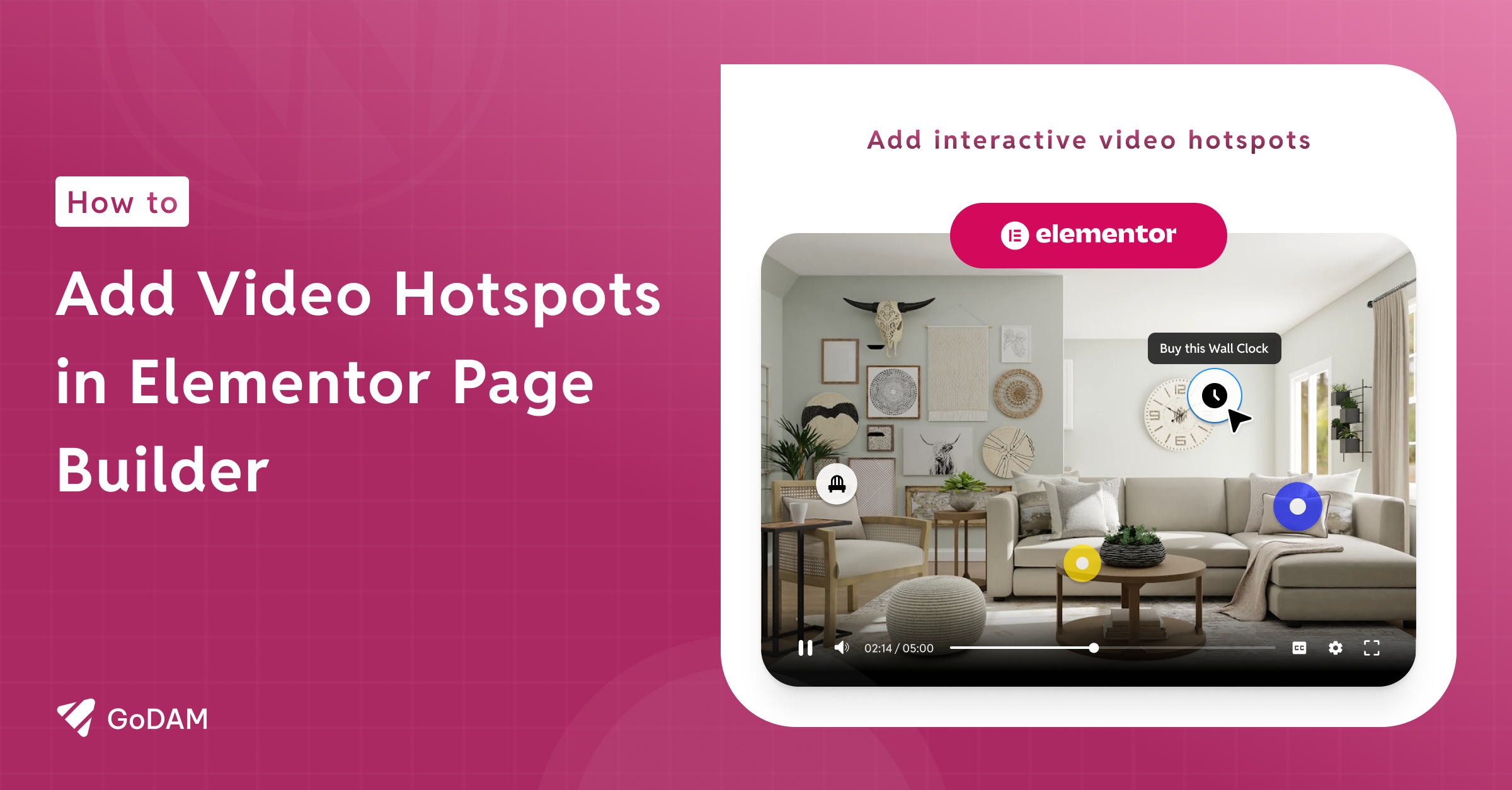 How to Add Video Hotspots in Elementor Page Builder