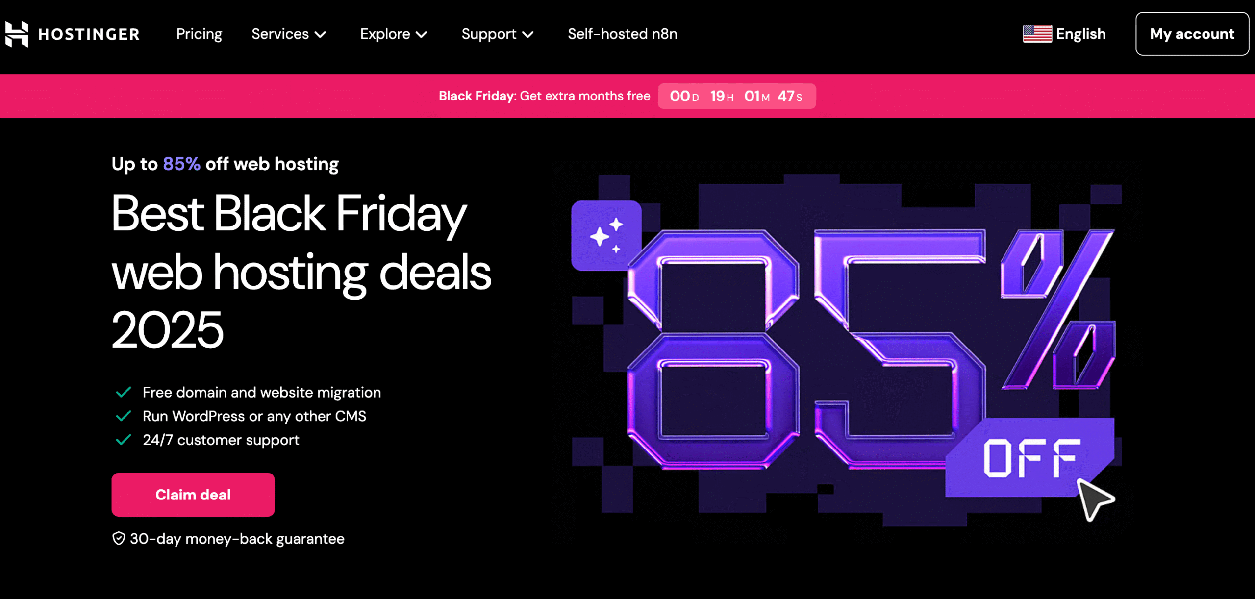 Hostinger Kinsta Black Friday and Cyber Monday Sale 2025